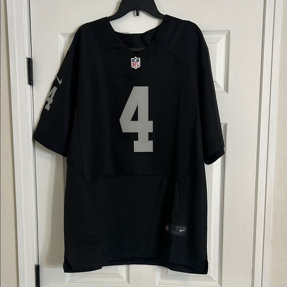 Nike Men's Black Jersey with Gray Number